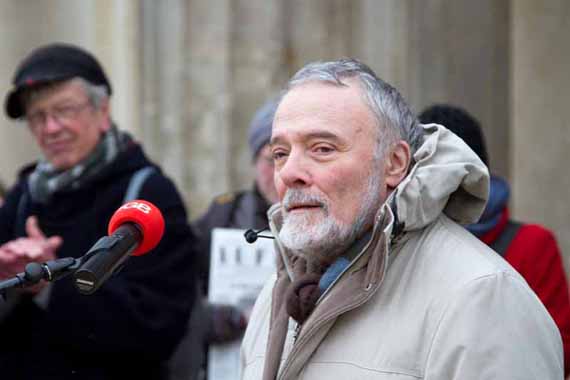 Der ungarische Schriftsteller György Dalos