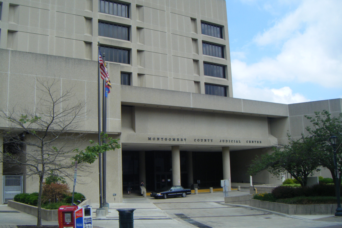 Das heutige Justizzentrum des Montgomery County