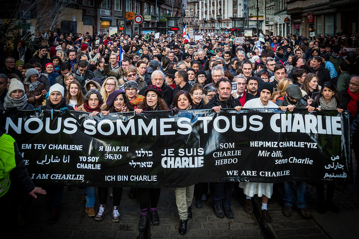 Solidaritätsdemo in Strasbourg