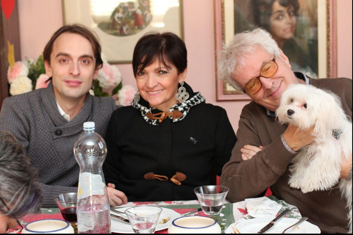 Im Kreis seiner Familie: Eugenio (Sohn) und Teresina und Gottfried Wagner, Foto: privat