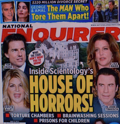 Titelseite der "National Enquirer"