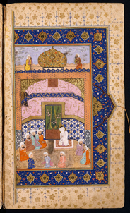 Mohammed im Kreise seiner Gefährten