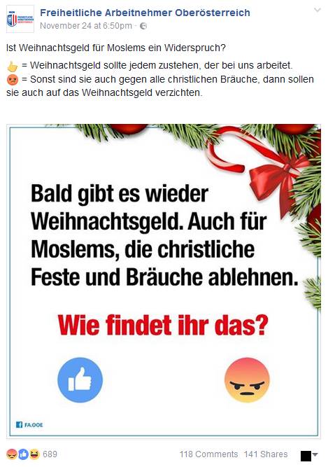 Screenhot Facebook