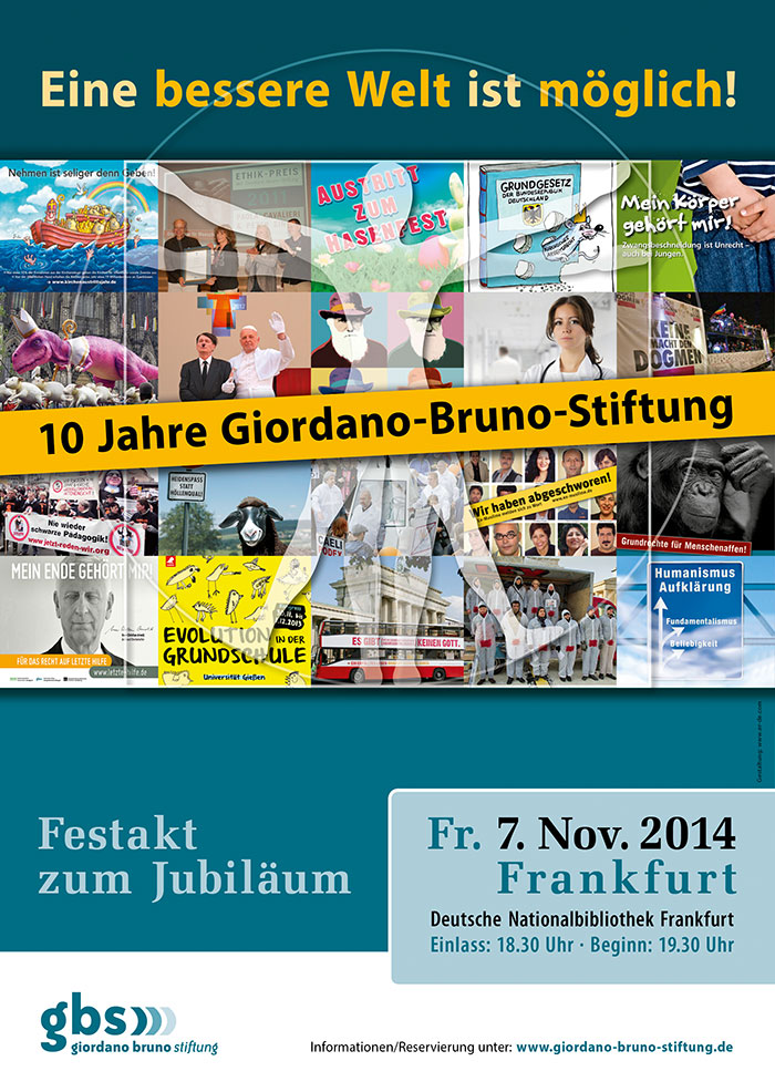 Plakat der Festveranstaltung