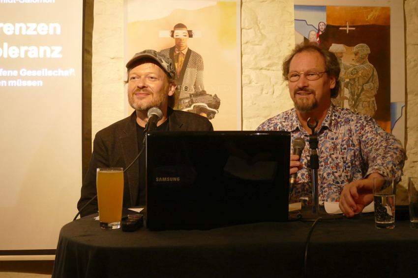 Michael Schmidt-Salomon (l.) und Peter Menne (r.), Foto: privat