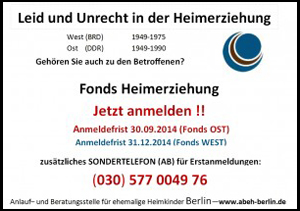 Postkarte der Berliner Anlauf und Beratungsstelle