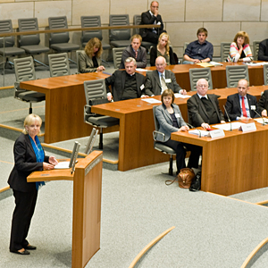 Bei der Anhörung Bei der Anhörung