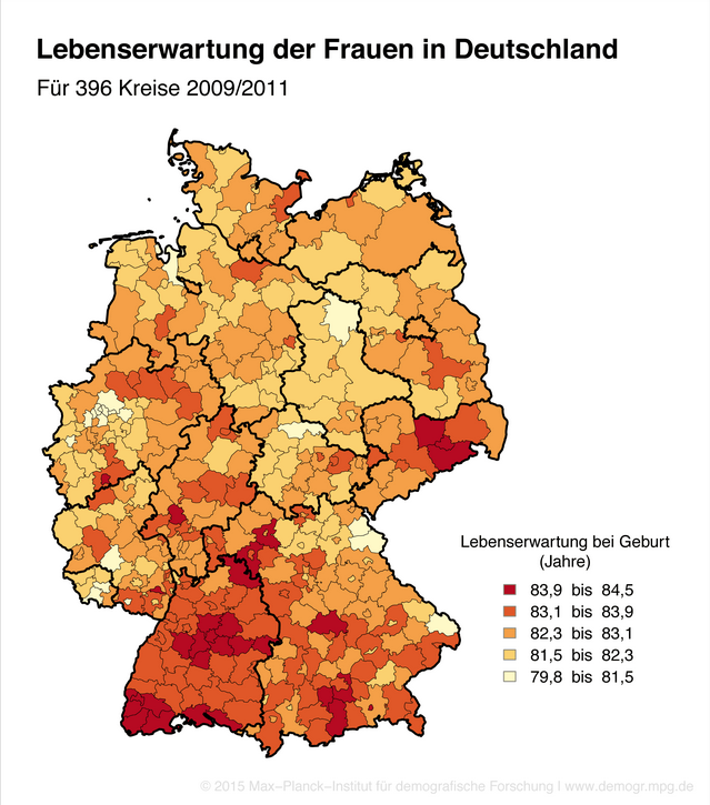 Flickenteppich mit Süd-Nord-Gefälle