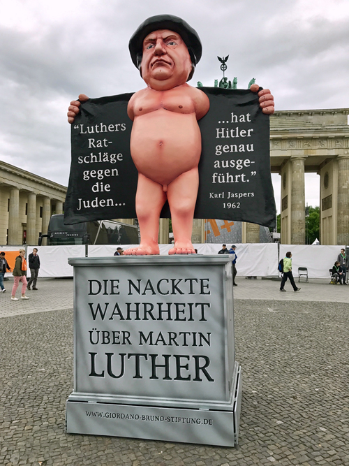 Die Luther-Figur von vorn, Foto: © Frank Nicolai