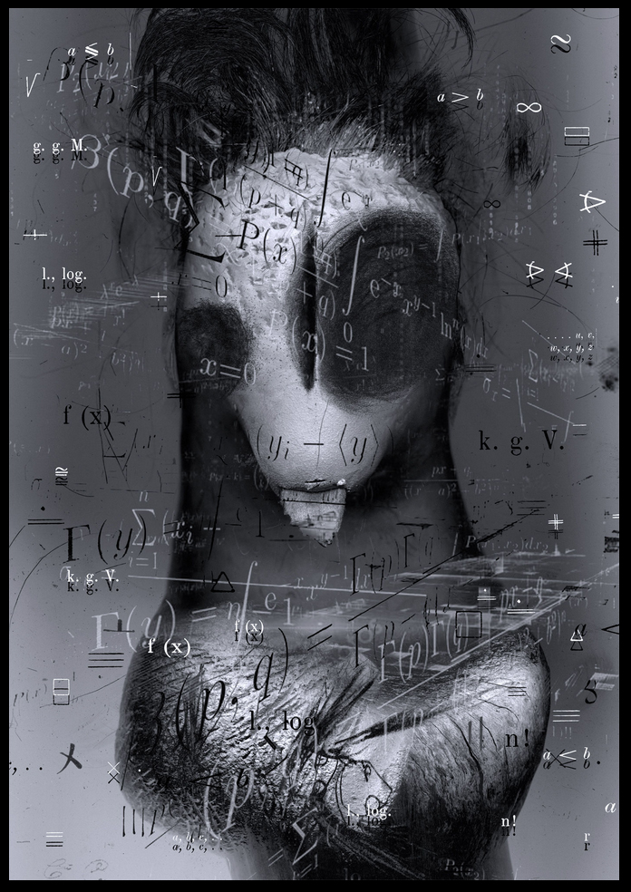 3.Preis A: "Formel frisst Fetisch" von Christa von Seckendorff Fine-Art Print 100 x 70 cm