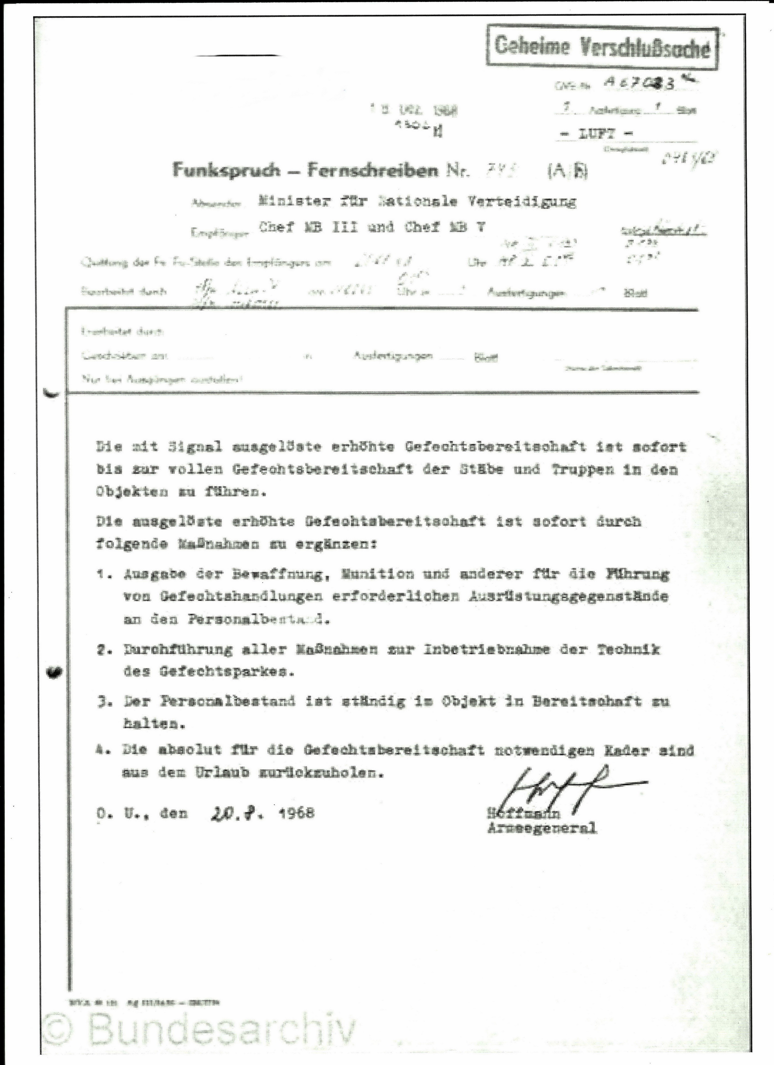 Quelle: Militäthistorisches Bundesarchiv