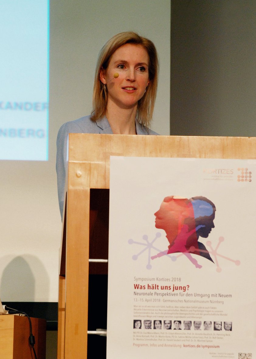 Martina Schmidhuber plädierte für eine Abkehr vom Defizitmodell des Alterns, Foto: © Karin Becker