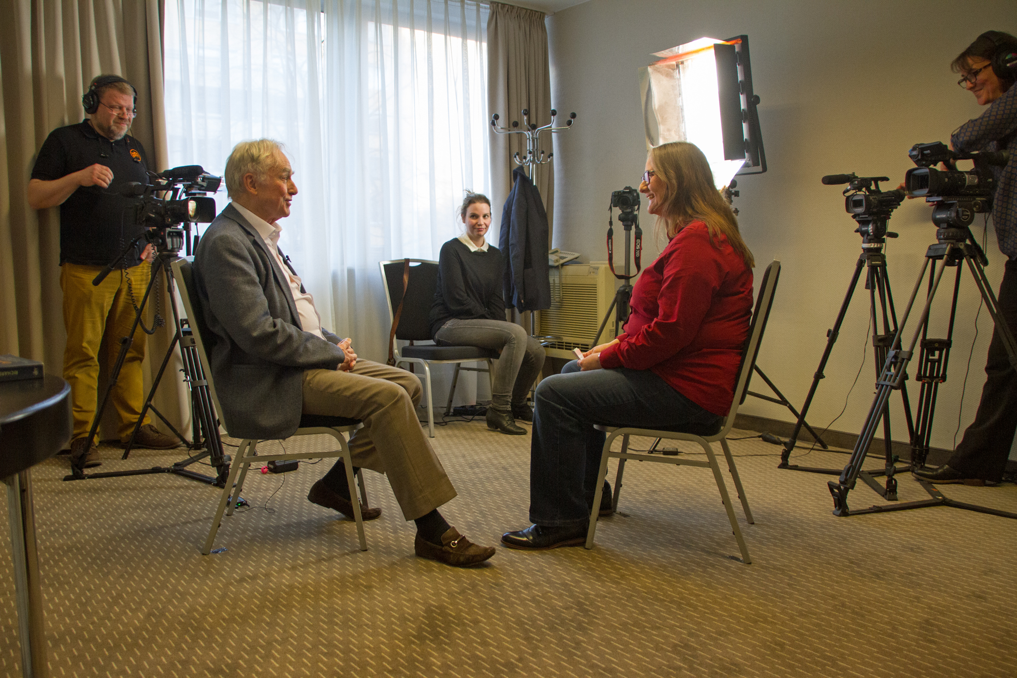 Richard Dawkins im hpd-Interview, Foto: © Frank Nicolai