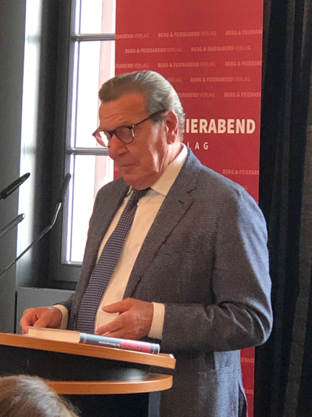 Ex-Bundeskanzler Gerhard Schröder; Foto: © Thomas Hocke