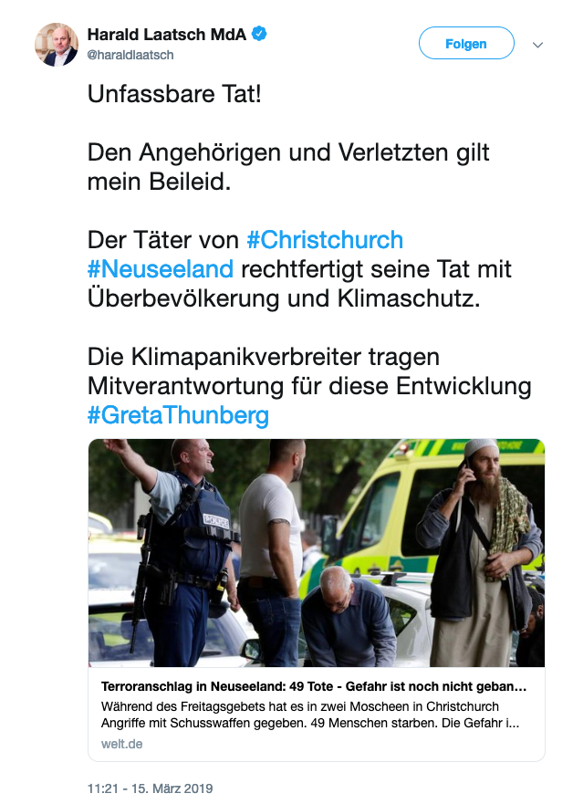 Screenshot Twitter