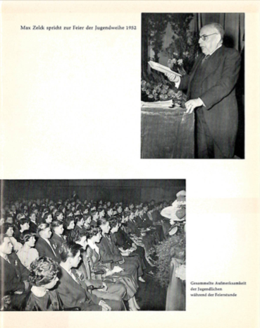 Max Zelck (in einem zeitgenössischem Buch),  Foto: © Arbeitsgemeinschaft Jugendweihe in Hamburg