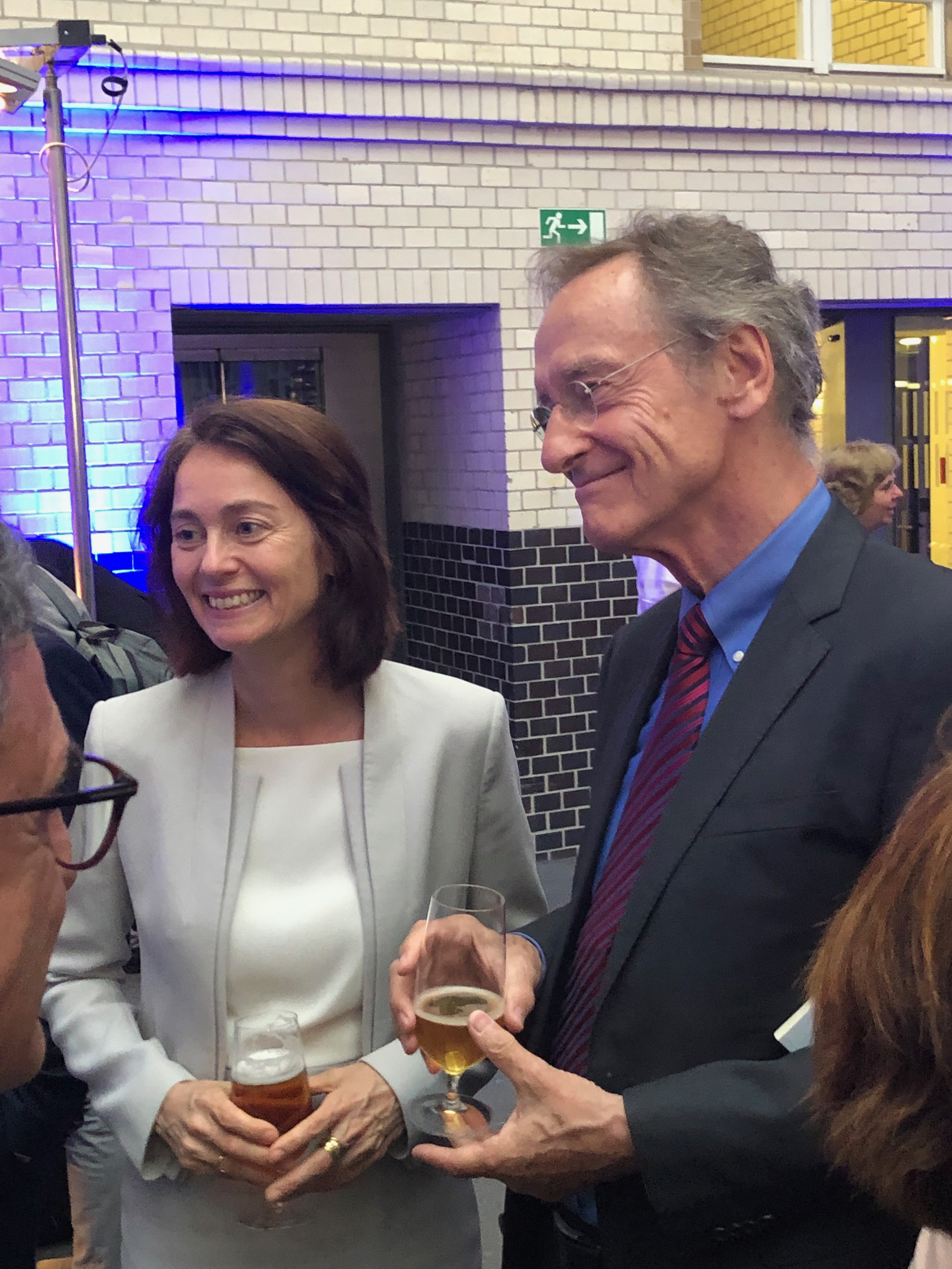 Katarina Barley im Gespräch mit Bernhard Schlink, Foto: Thomas Hocke