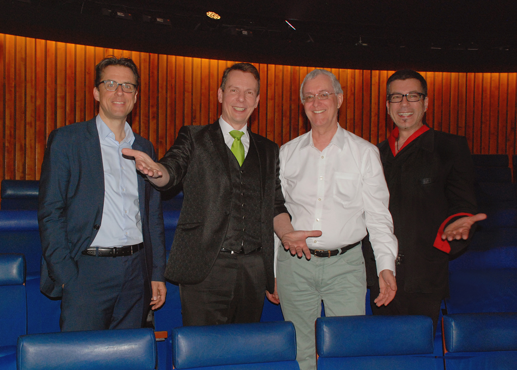 Thomas Fraps, Jörg Alexander, Thomas Stauss und Stephan Kirschbaum, Foto: © Karin Becker  im Auftrag von kortizes.de