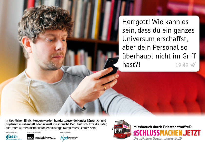 Plakat zur Buskampagne 2019