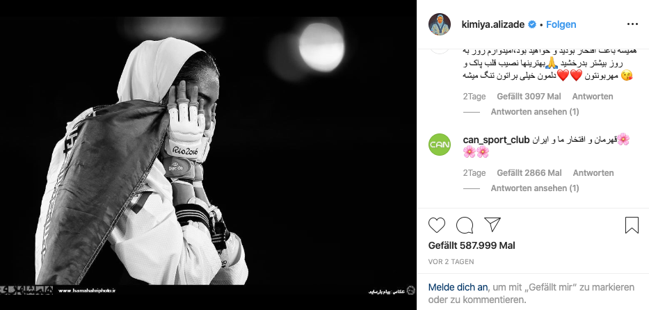 Screenshot Instagram