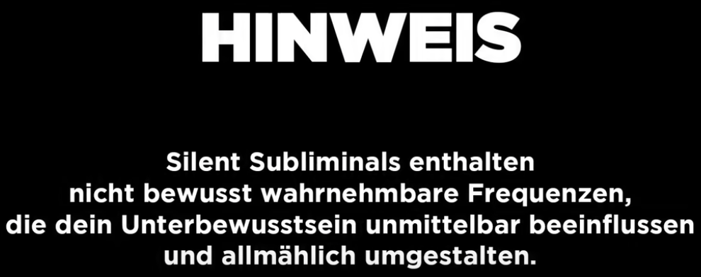 Dieser Disclaimer vor dem auch im Artikel verlinkten Video zeugt von hoher wissenschaftlicher Kompetenz.