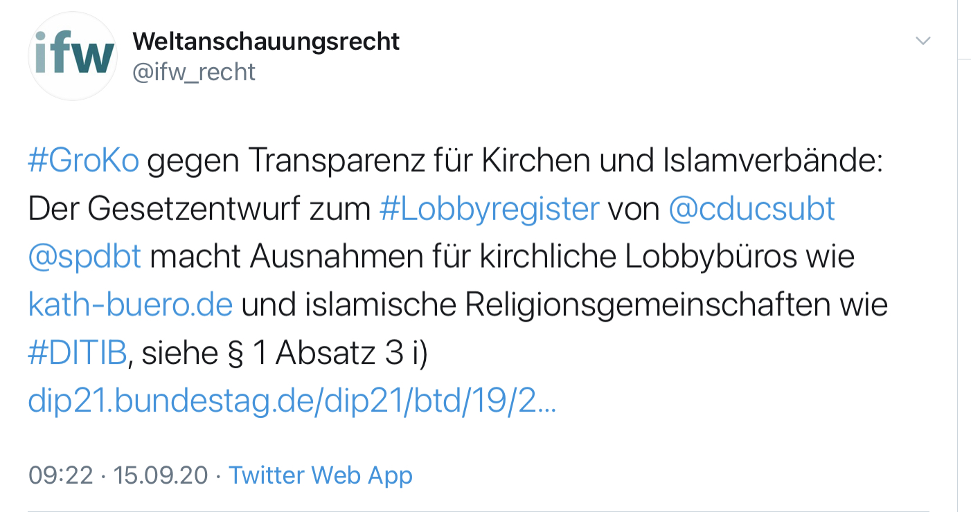 Tweet des ifw