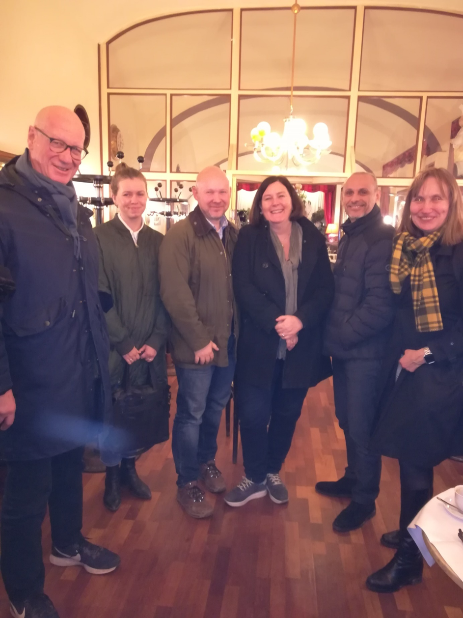 Norwegische Delegation in Wien