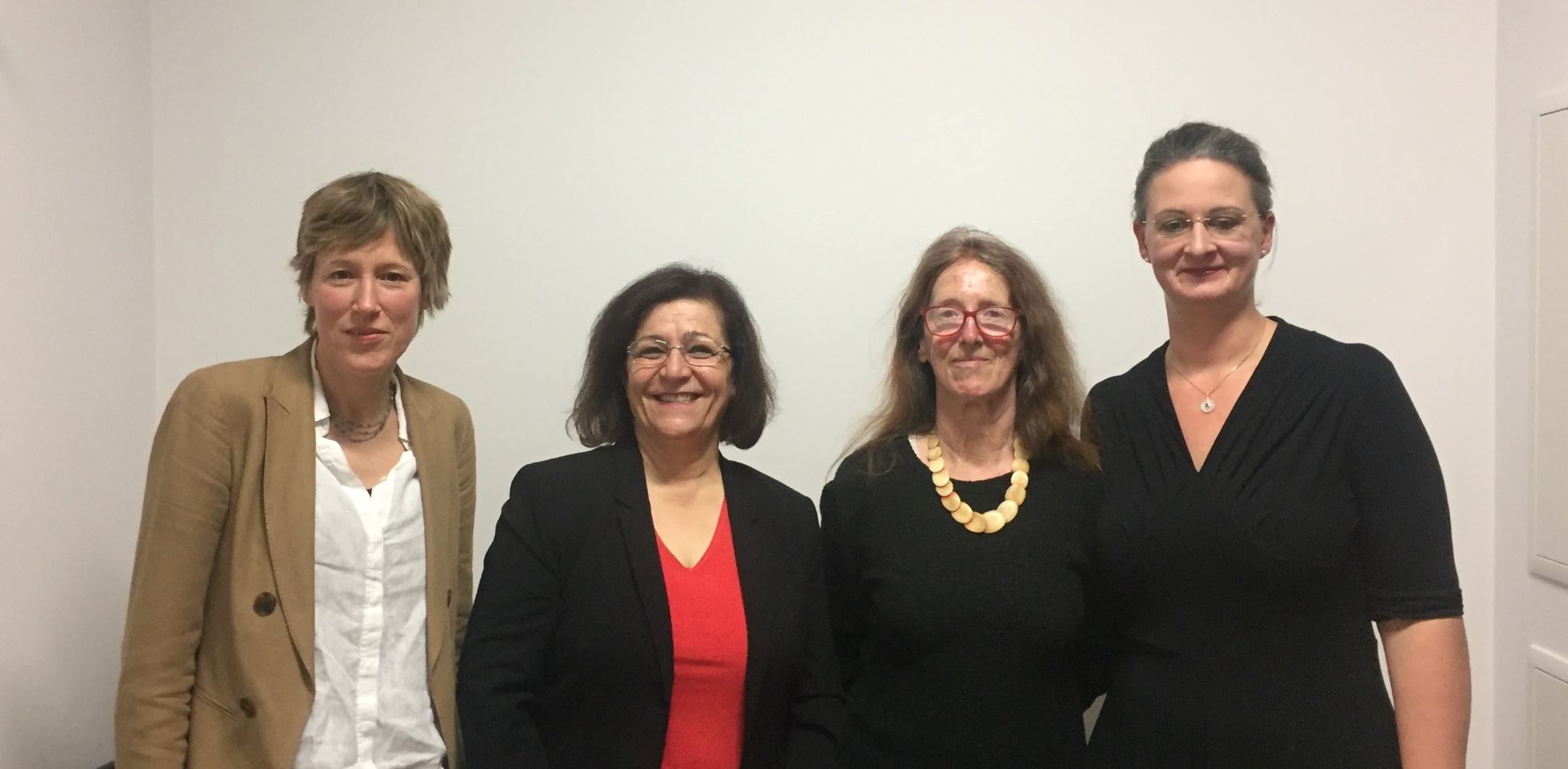 Ulrike Becker, Mina Ahadi, Eva Quistorp, Rebecca Schönenbach