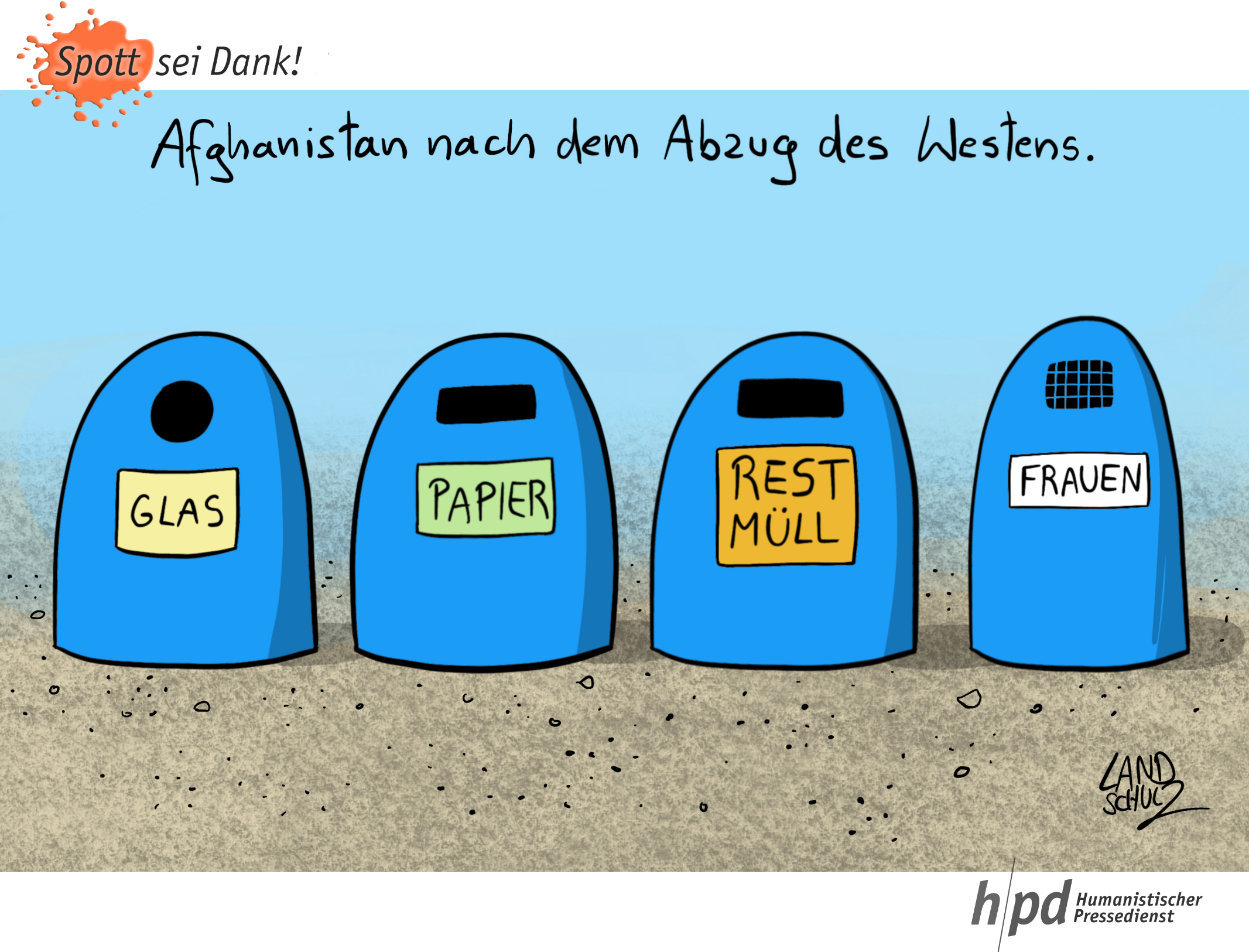 Dorthe Landschulz über Mülltrennung bei den Taliban