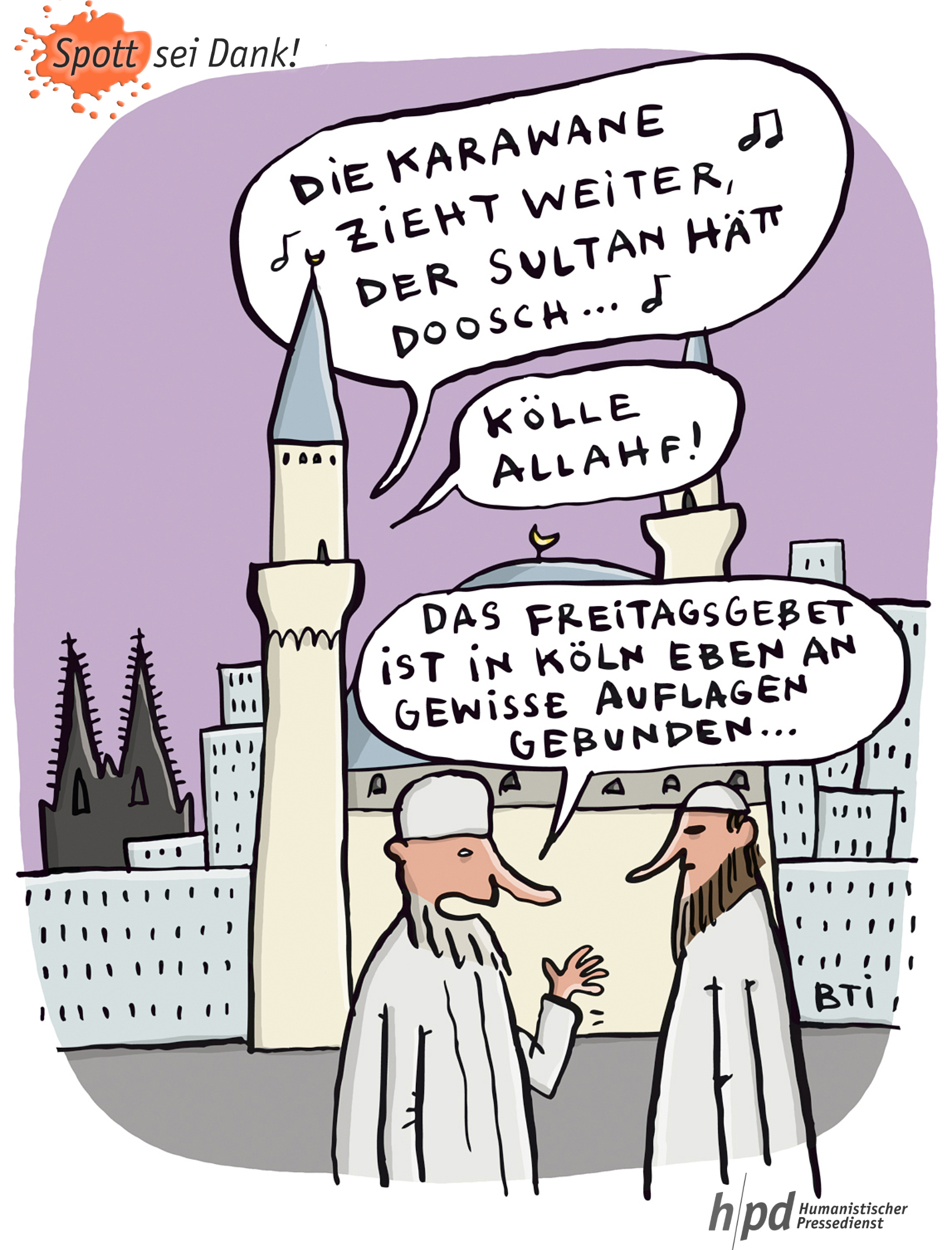 Bettina Schipping über karnevalistische Auflagen für den Kölner Muezzin-Ruf