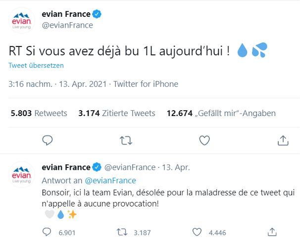 Screenshot Twitter