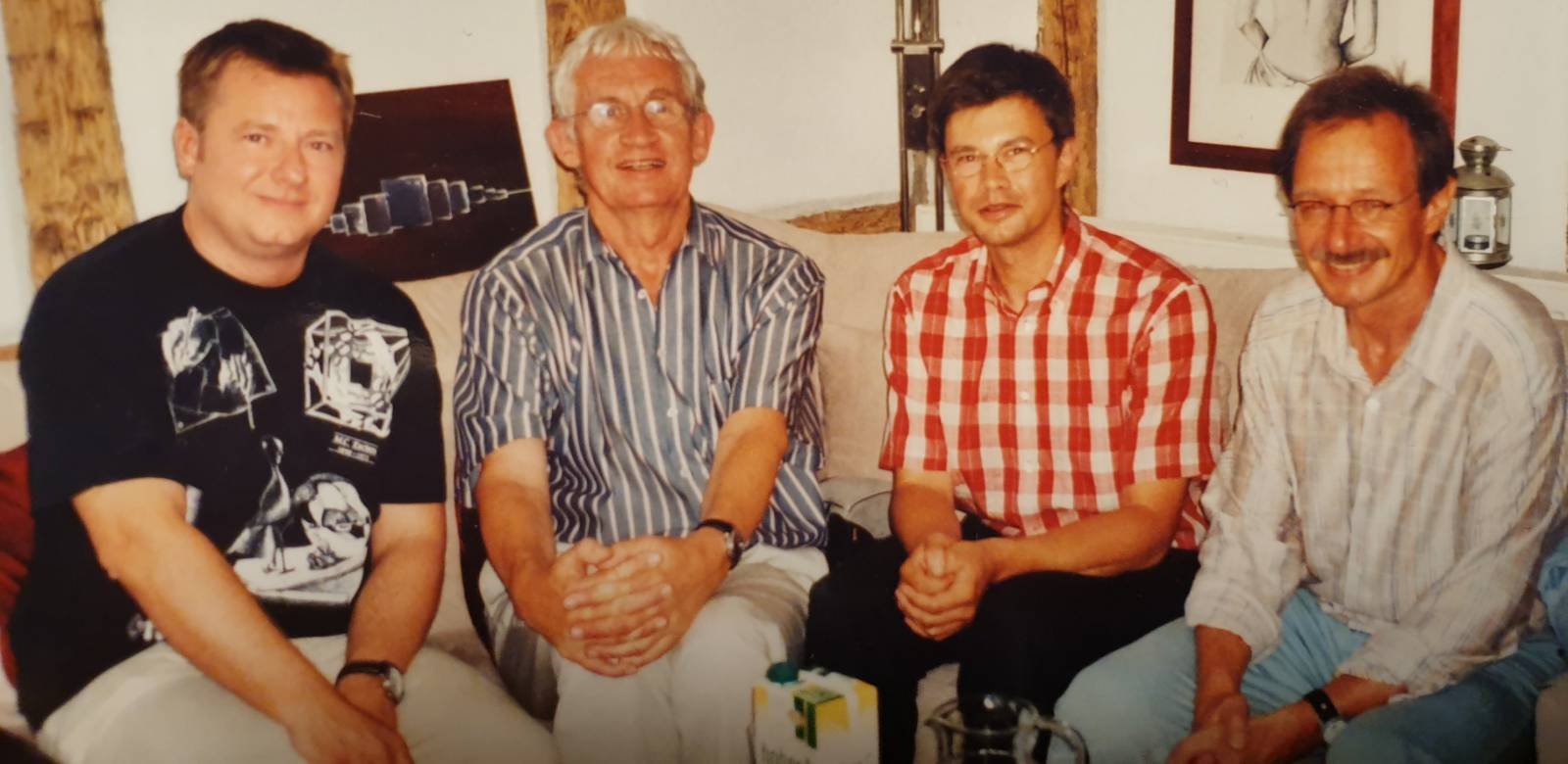 Rainer Rosenzweig, Joachim Kahl, Helmut Fink und&nbsp;Dietmar Fischer (v.l.n.r.)