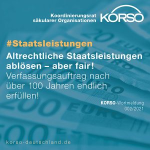 KORSO-Staatsleistungen KORSO-Staatsleistungen