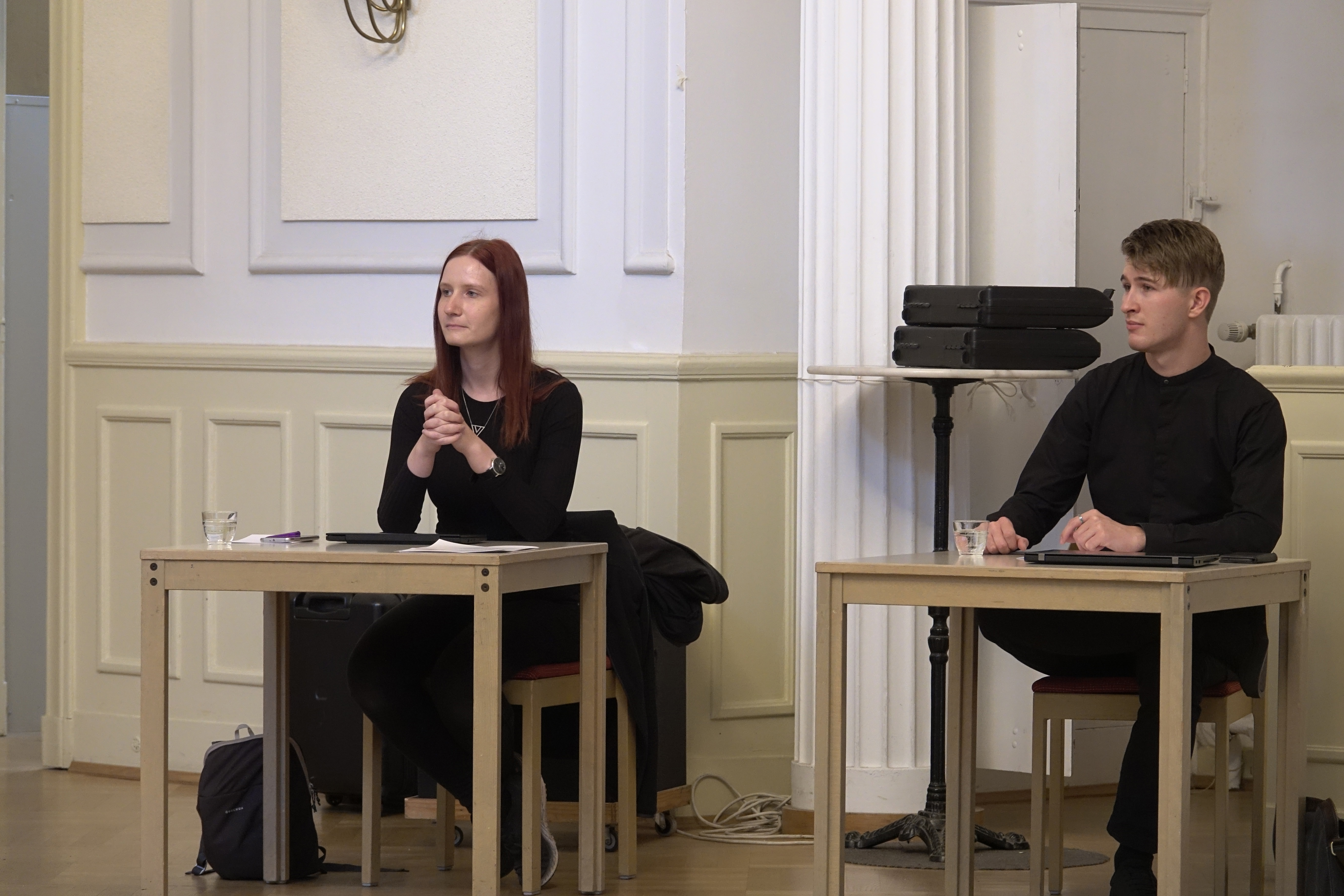 Laura&nbsp;Wartschinski&nbsp;und Konstantin Haubner, Bundesarbeitsgemeinschaft Humanistischer Studierender, Neumitglied im KORSO/Zentralrat,&nbsp;Foto: © Evelin Frerk/KORSO