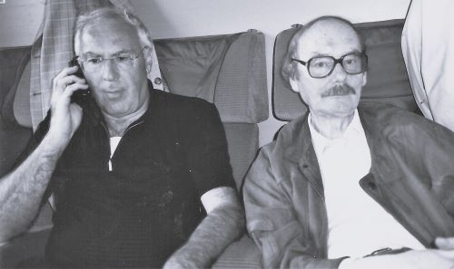 Herbert Steffen & Karlheinz Deschner, Foto: © Gabriele Röwer