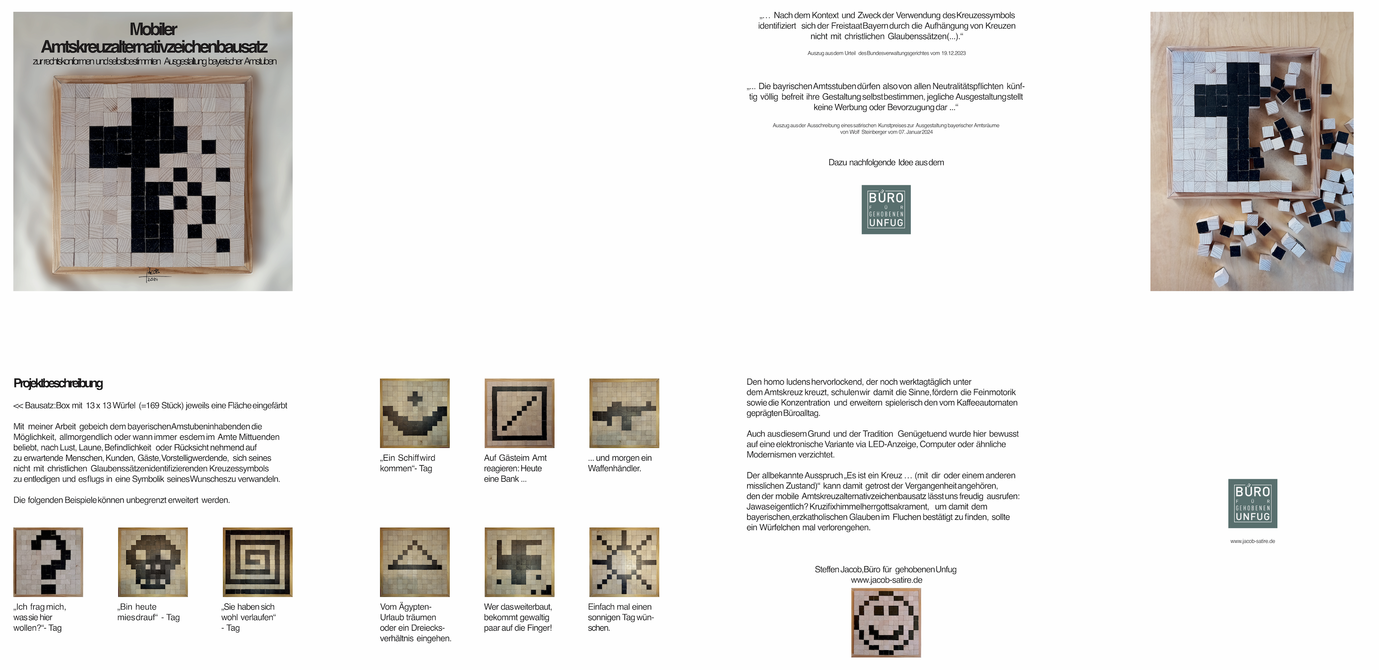 Mobiler-Amtskreuzalternativzeichenbausatz