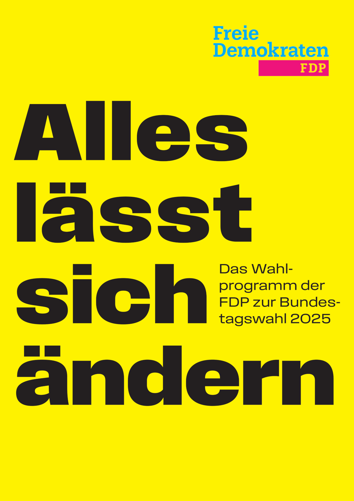 Wahlprogramm der FDP