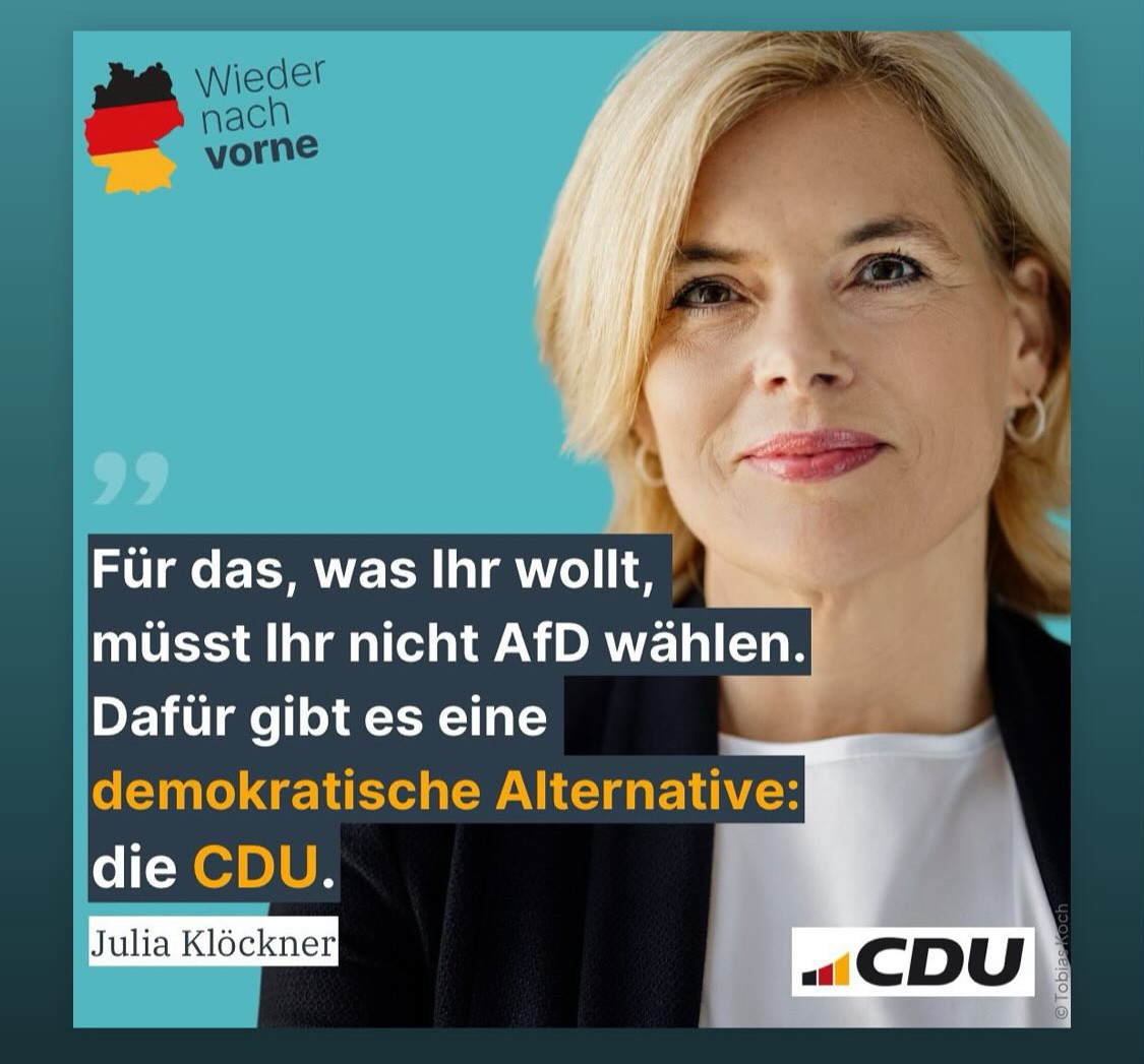Instagram-Posting von&nbsp;Julia Klöckner