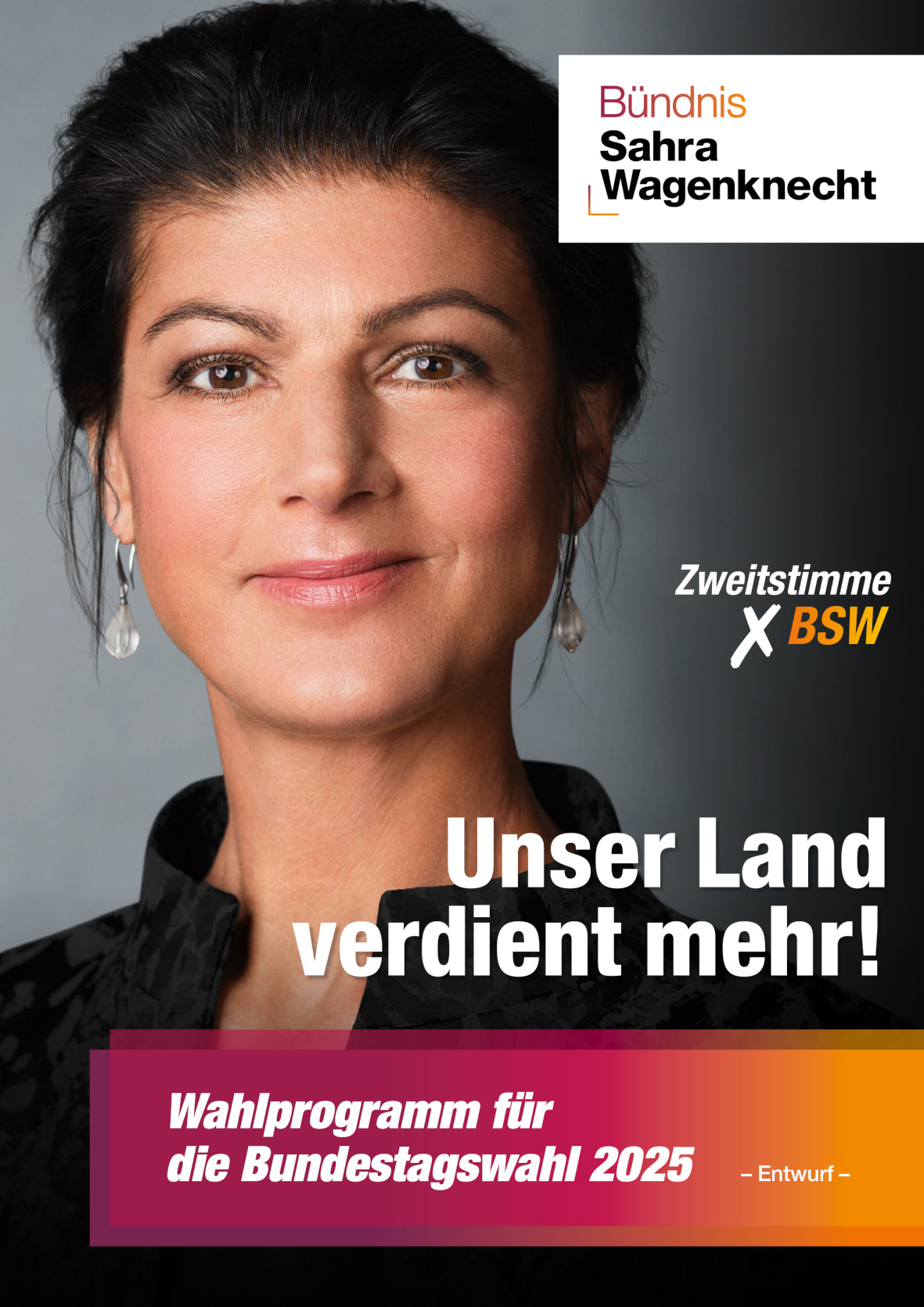 Wahlprogramm des BSW (Deckblatt)