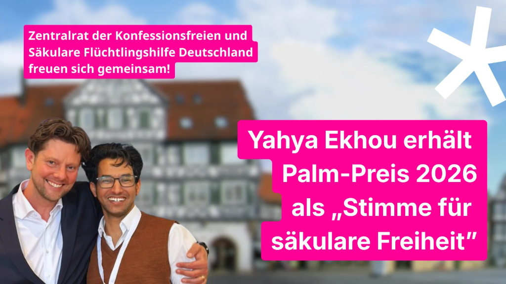 Der&nbsp;Zentralrat der Konfessionsfreien gratuliert