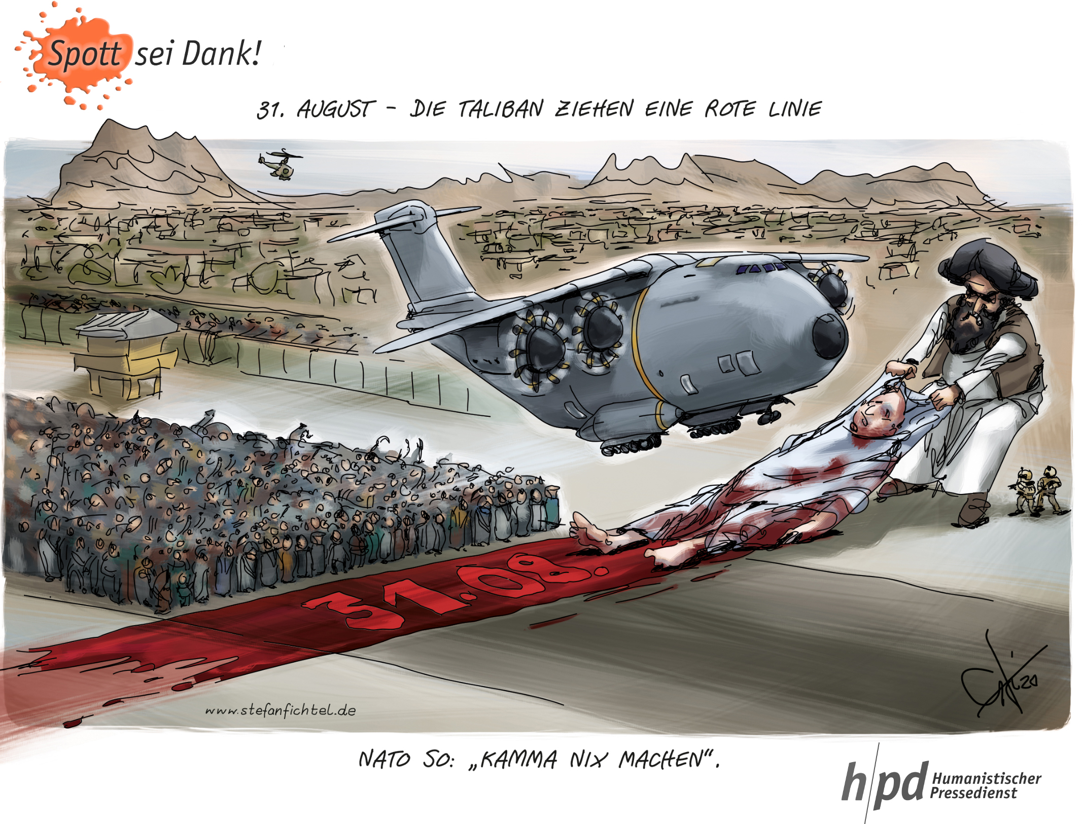 Stefan Fichtel zum heutigen Ende der Evakuierungsmission der US-Armee in Afghanistan