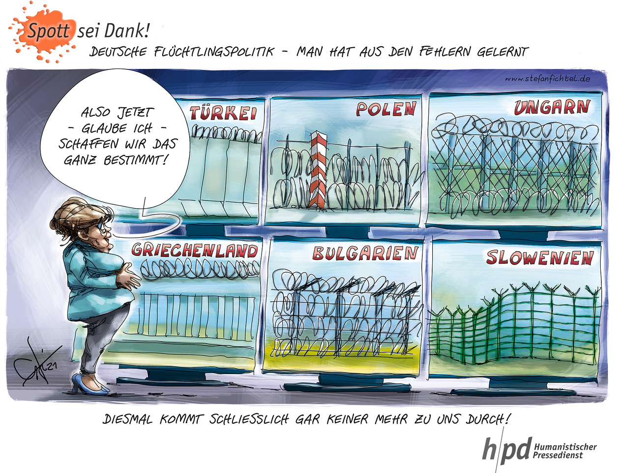 Stefan Fichtel über die deutsche Flüchtlingspolitik