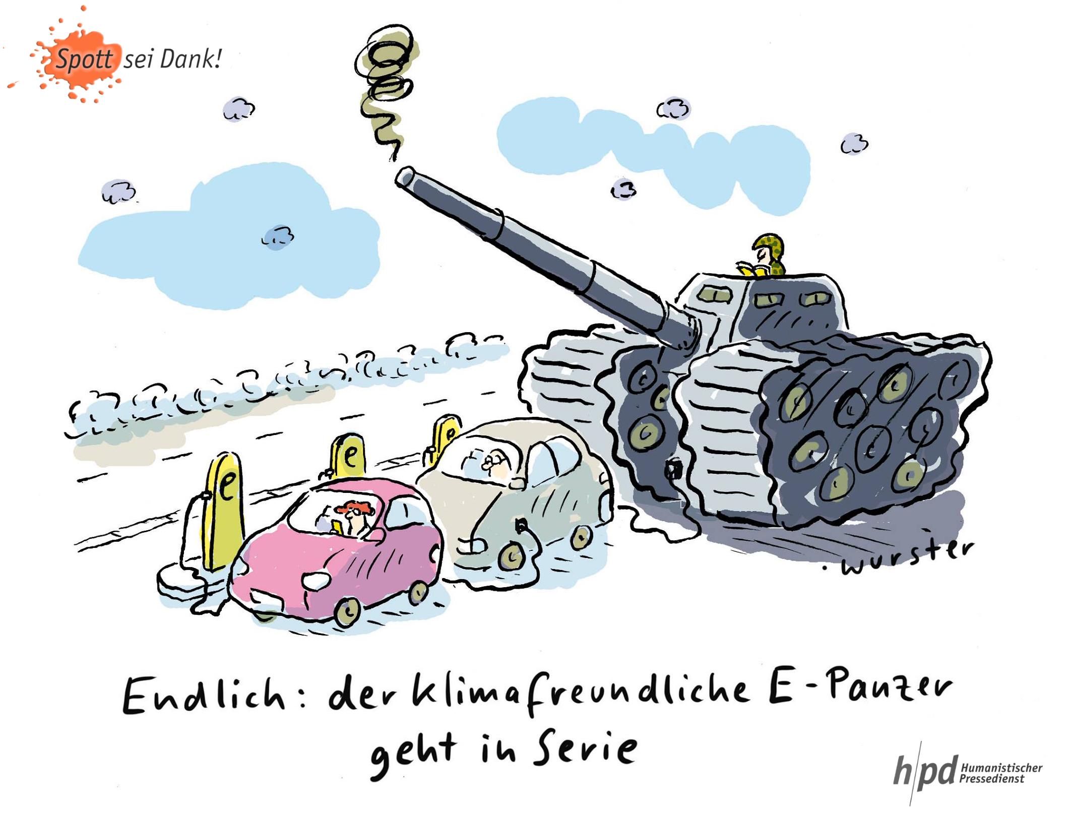Miriam Wurster über klimafreundliche Panzer