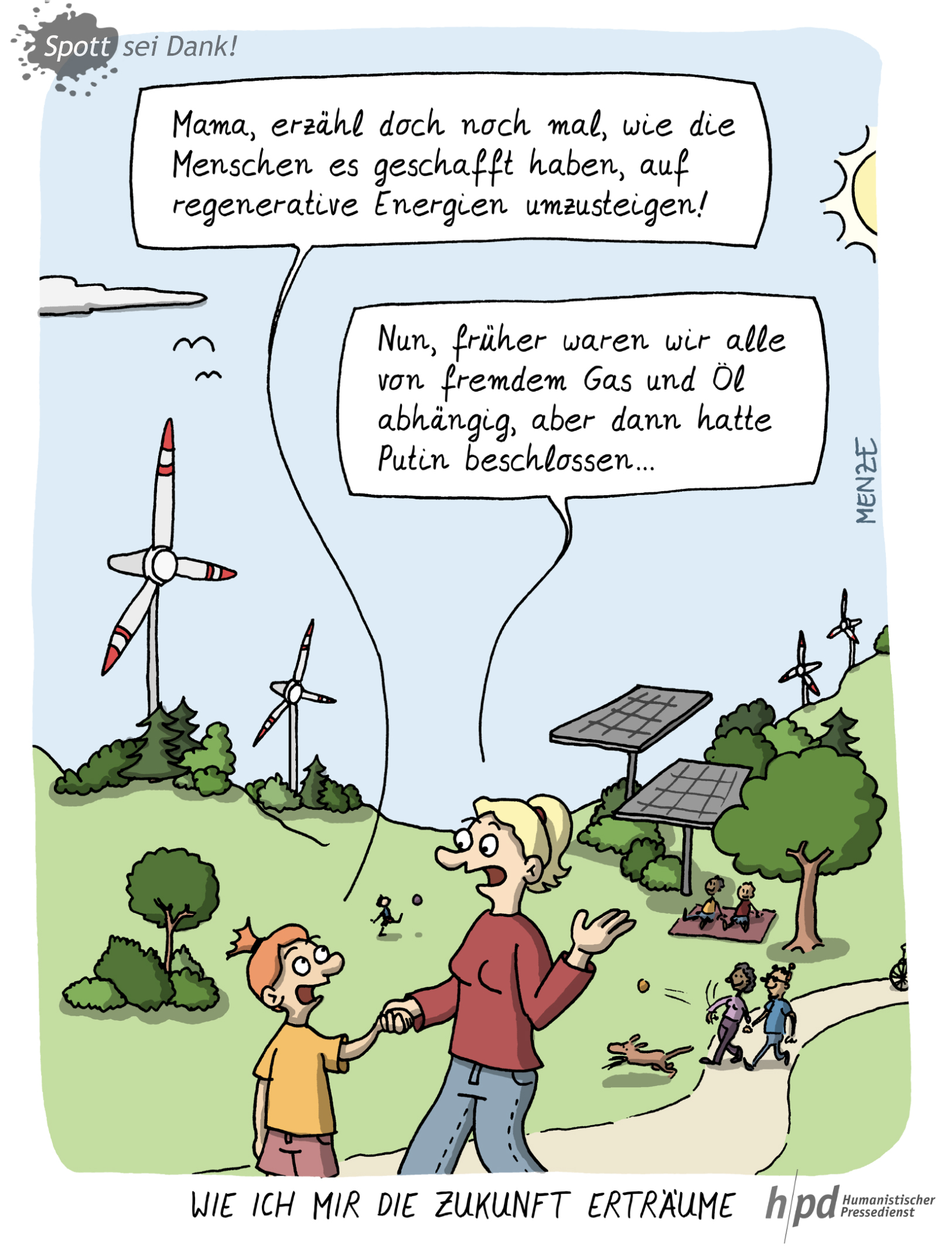 Wie die Energiewende schließlich gelang - Ein Wunschtraum von Nadia Menze