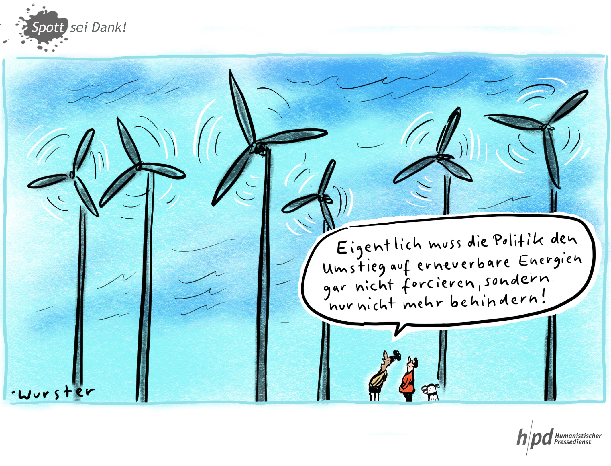 Es könnte viel einfacher sein mit der Energiewende... Ein Gedanke zur Energiepolitik von Miriam Wurster.