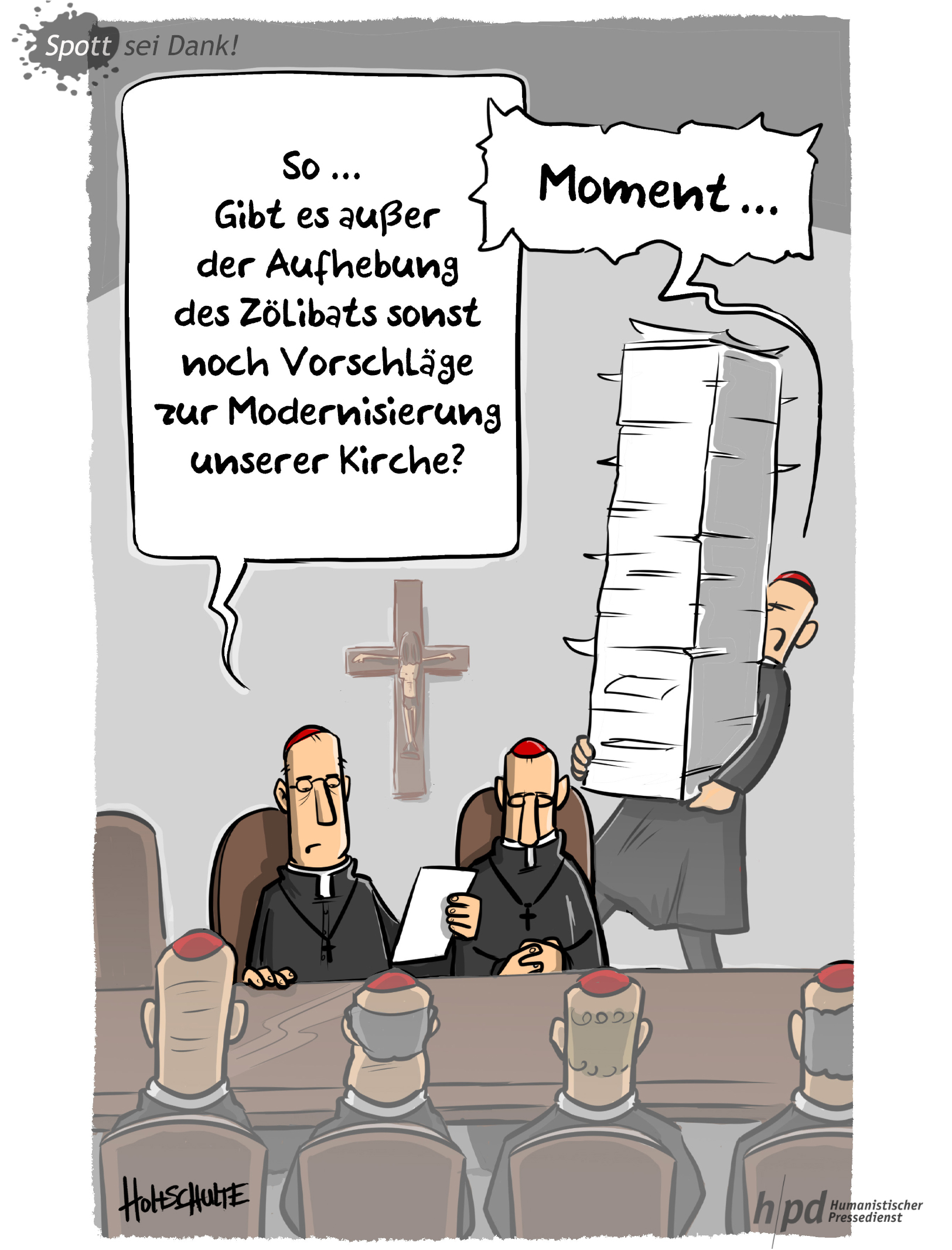 Michael Holtschulte über den klitzekleinen Reformbedarf in der katholischen Kirche.