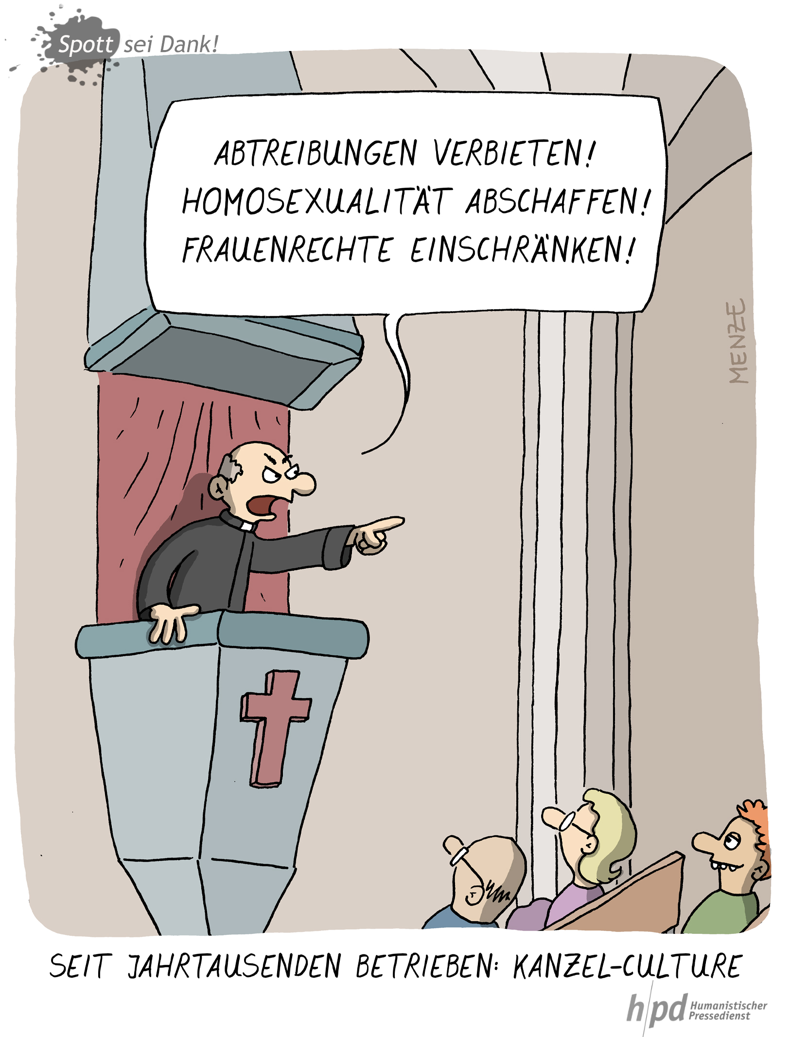Nadia Menze über die Kanzel-Culture