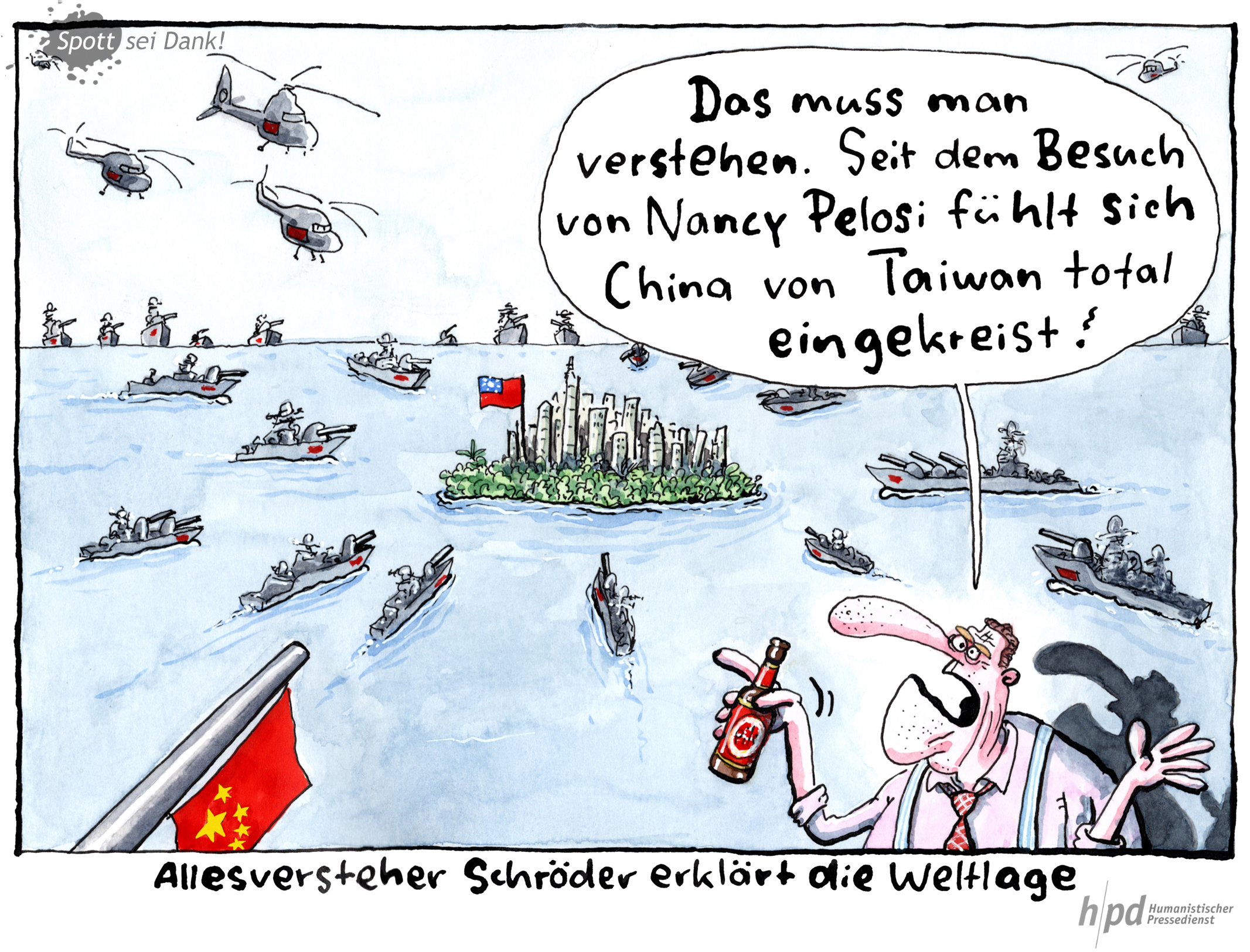 Burkh über Nancy Pelosis Taiwan-Reise und Chinas Reaktion