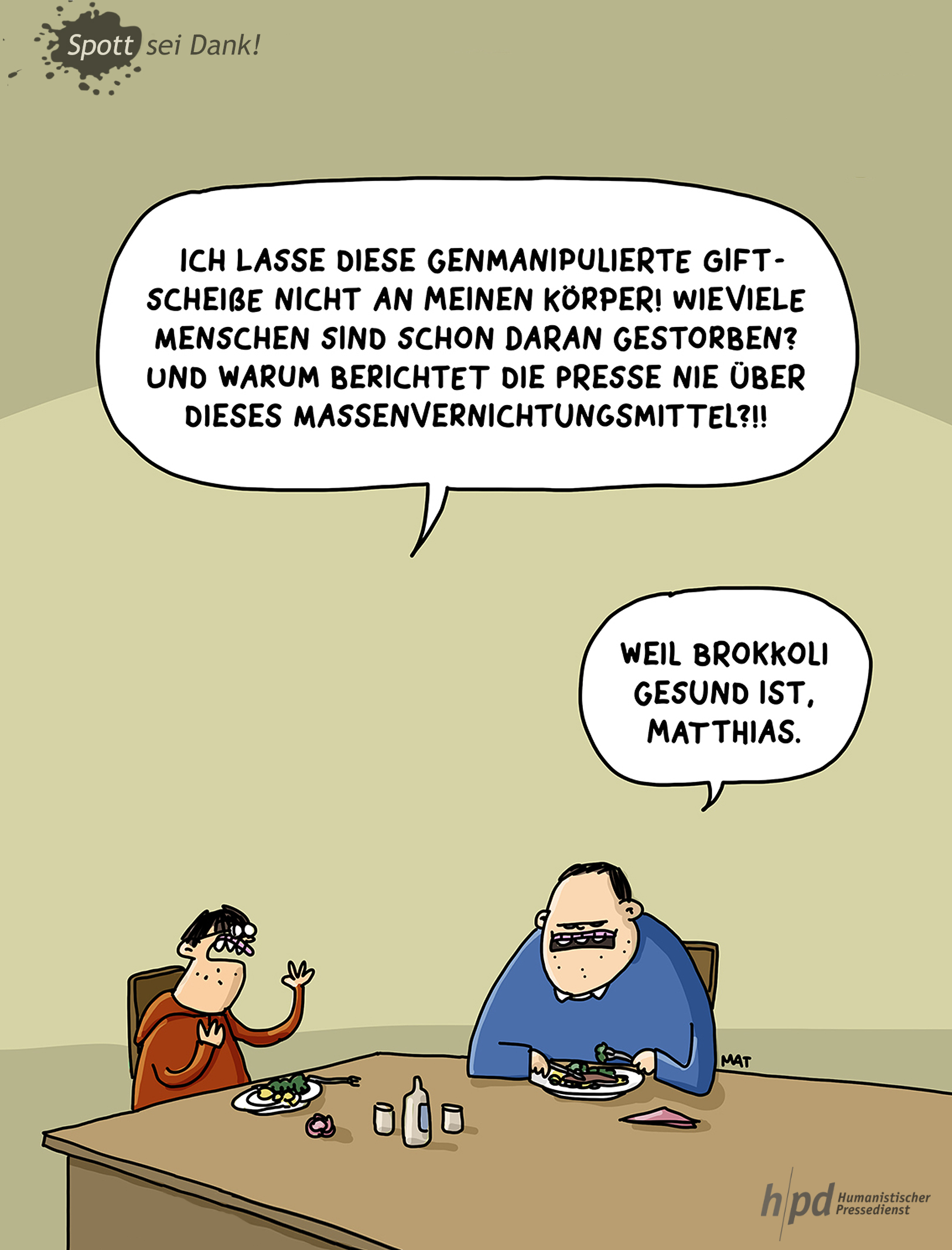 Piero Masztalerz über gemeingefährliches Gemüse
