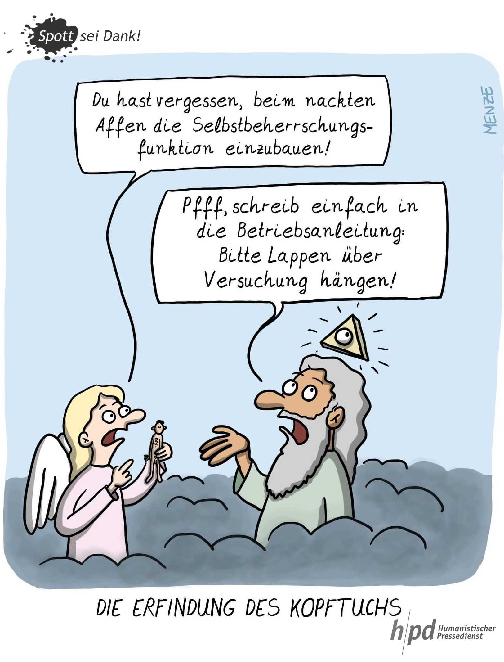 Nadia Menzes Theorie zur Erfindung des Kopftuchs